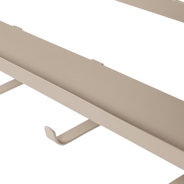 Beżowy wieszak ścienny z półką 50 cm Quinn – WOOOD-image-4