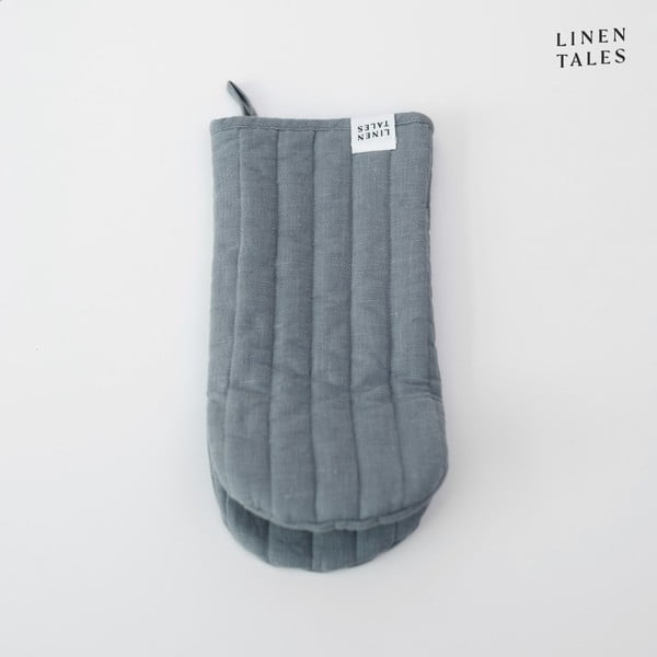 Lniana rękawica kuchenna Blue Fog – Linen Tales-image-2