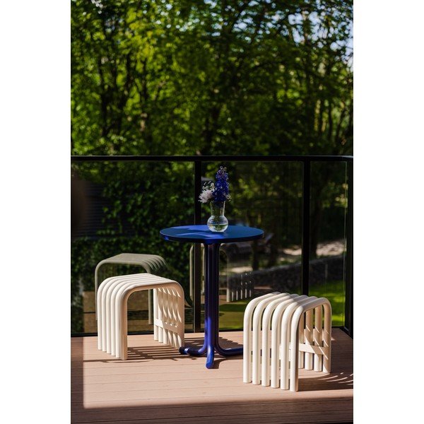 Beżowe metalowe krzesło ogrodowe Nokk – noo.ma-image-4