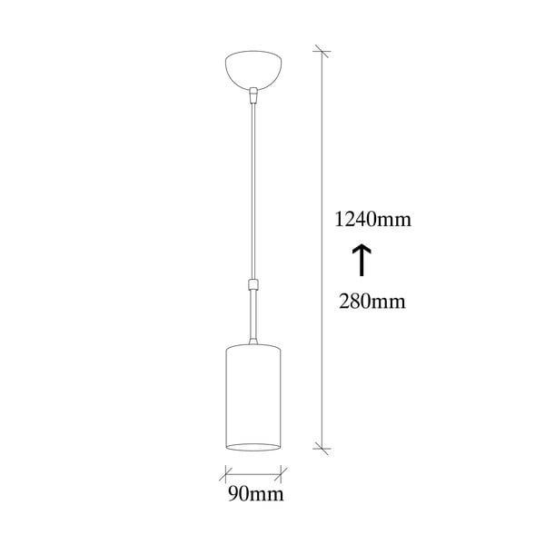 Lampa wisząca w kolorze złota Opviq lights Kem-image-3