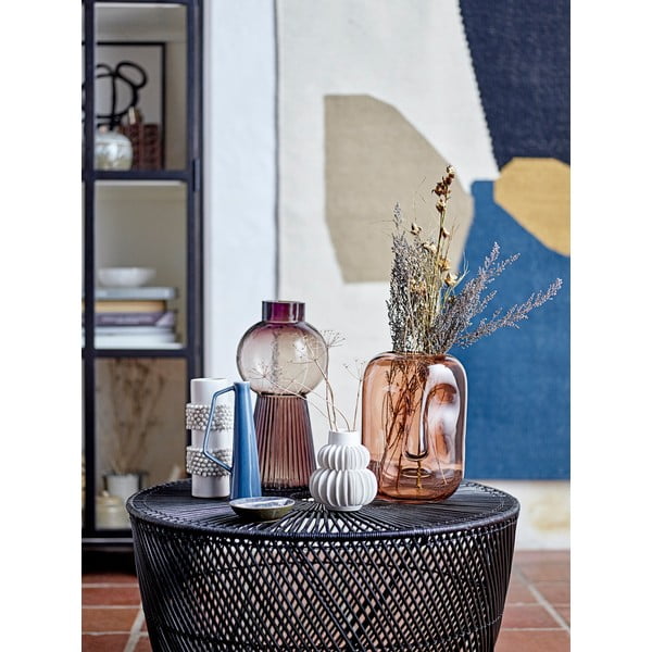 Biały wazon z kamionki Bloomingville Blossom-image-4