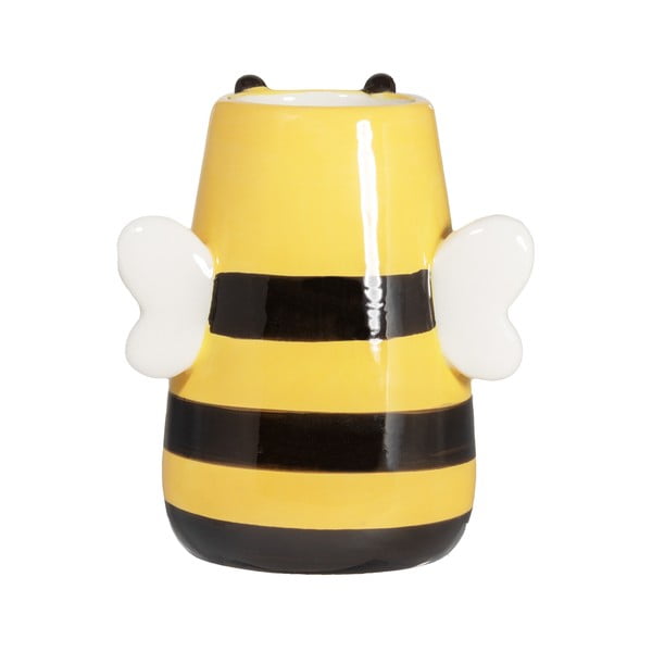 Żółty wazon z dolomitu (wysokość 10,5 cm) Bee – Sass & Belle-image-1