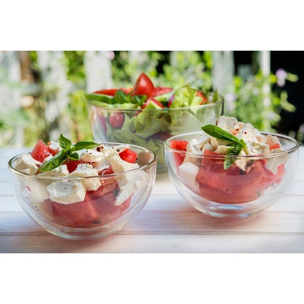 Szklana misa do serwowania z podwójną ścianką Vialli Design Double, 500 ml-image-2