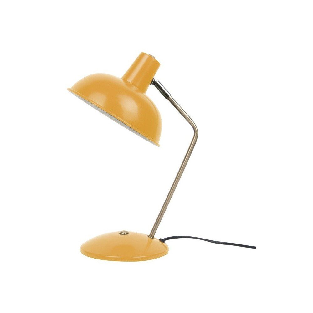 Żółta lampa stołowa Leitmotiv Hood