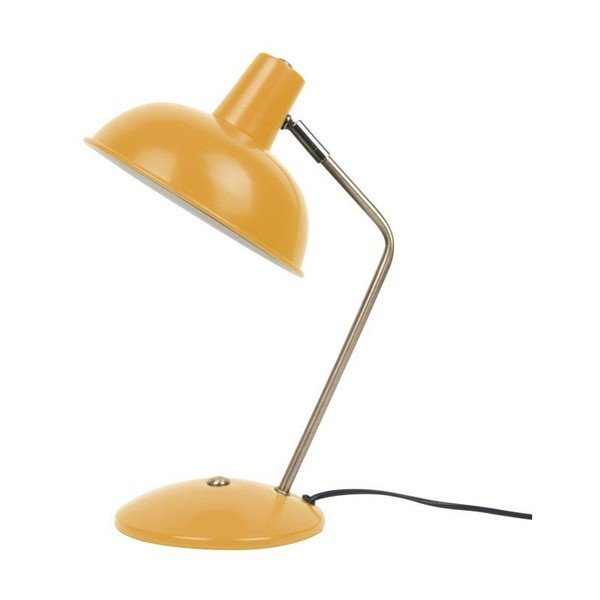 Żółta lampa stołowa Leitmotiv Hood
