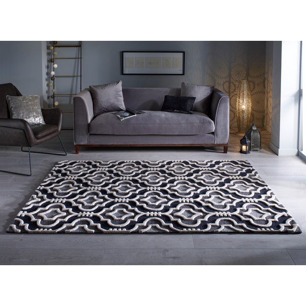 Szary wełniany dywan 290x200 cm Moorish Amira – Flair Rugs-image-1