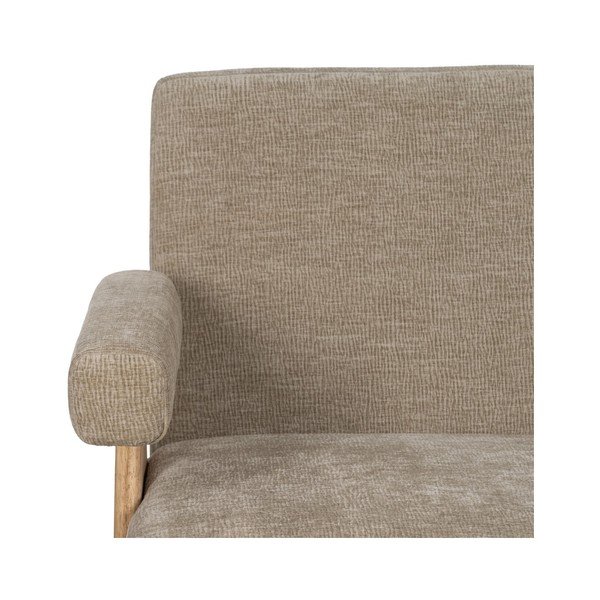 Beżowa sofa  z tkaniny szenilowej 134 cm Rest – Ixia-image-4