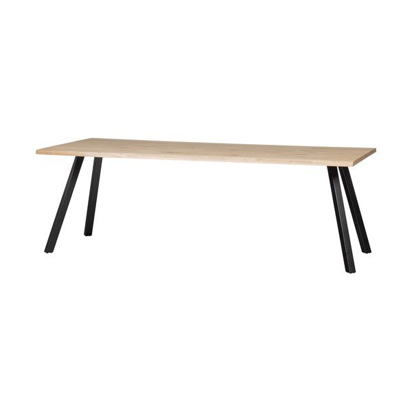 Stół z blatem z drewna dębowego WOOOD Tablo, 199x90 cm-image-3