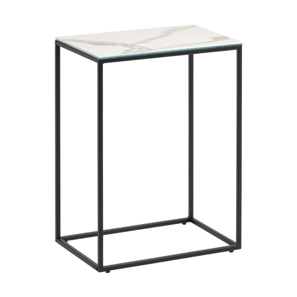 Stolik z ceramicznym blatem 30x45 cm Rewena – Kave Home