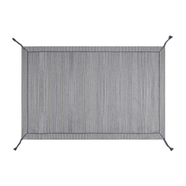 Bawełniany dywan Twist Grey, 70x120 cm