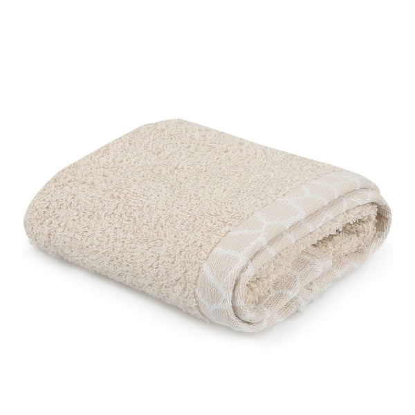 Beżowy ręcznik Joey, 30x50 cm