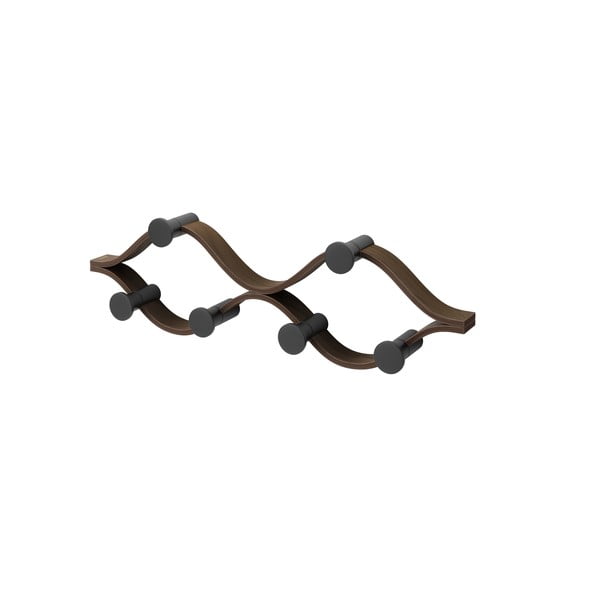 Wieszak ścienny z litego drewna kauczukowego Montage – Umbra-image-2