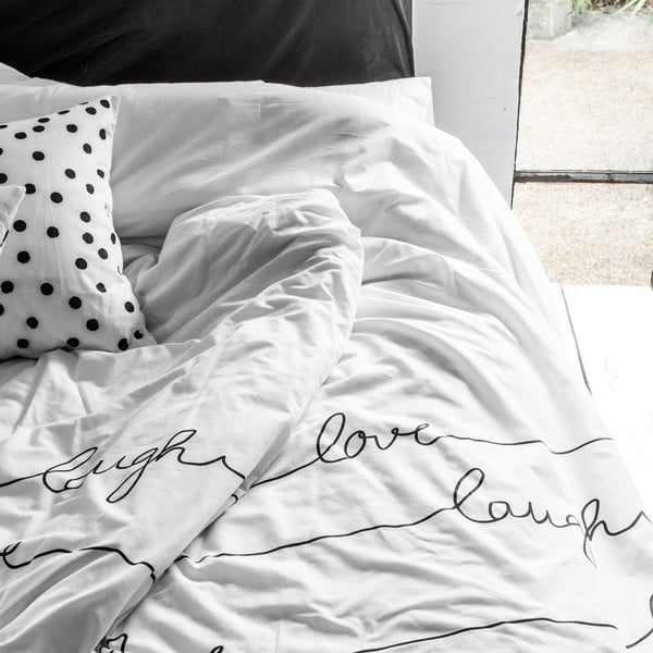 Bawełniana poszwa na kołdrę Blanc Live, 140x200 cm-image-3