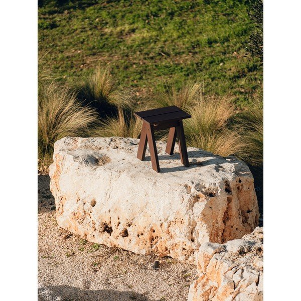 Ciemnobrązowe drewniane krzesło ogrodowe Navo – noo.ma-image-2