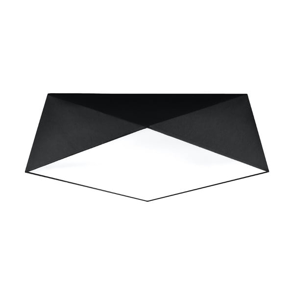 Czarna lampa sufitowa 45x45 cm Koma – Nice Lamps