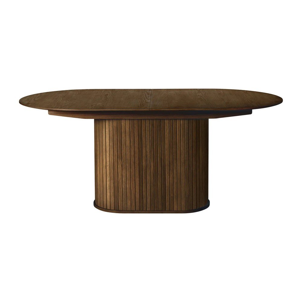 Rozkładany stół z dodatkowym blatem w dekorze dębu 95x180 cm Nola – Unique Furniture (zdjęcie 2)