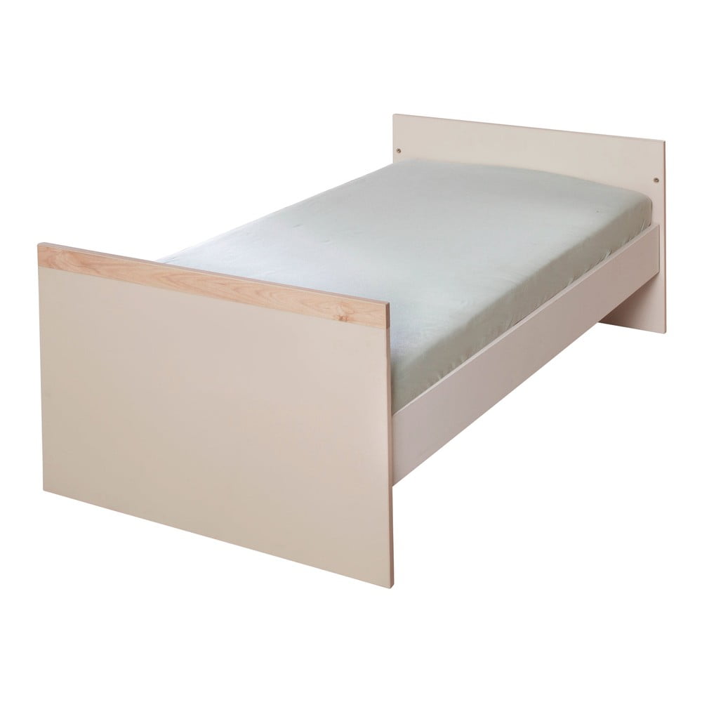 Beżowo-naturalne kolorze łóżeczko z regulowaną wysokością 70x140 cm Jil – Roba (zdjęcie 4)