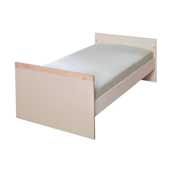 Beżowo-naturalne kolorze łóżeczko z regulowaną wysokością 70x140 cm Jil – Roba-image-3