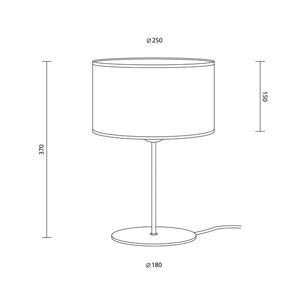 Czarna lampa stołowa Sotto Luce Doce S, ⌀ 25 cm-image-2