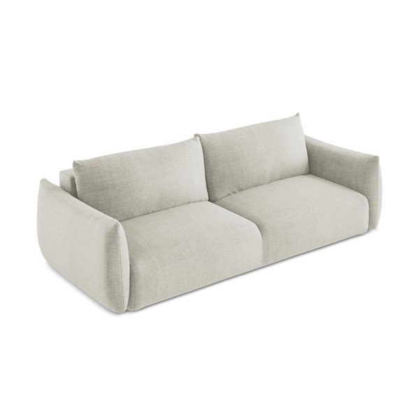 Beżowa rozkładana sofa 230 cm Leila – Makamii-image-3