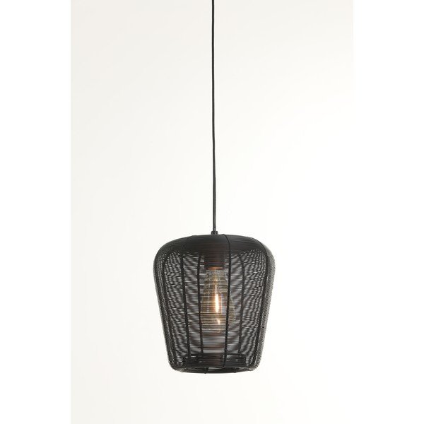 Czarna lampa sufitowa ø 23 cm Adeta – Light & Living-image-2