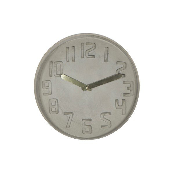 Zegar Fisura Concrete, ⌀ 35 cm