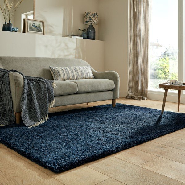 Ciemnoniebieski dywan 200x290 cm – Flair Rugs-image-1