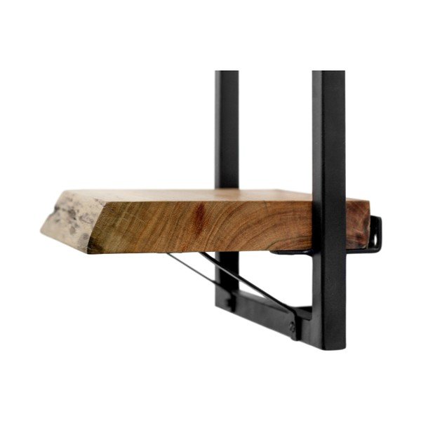Półka ścienna z drewna akacjowego HMS collection Levels, 70x32 cm-image-4