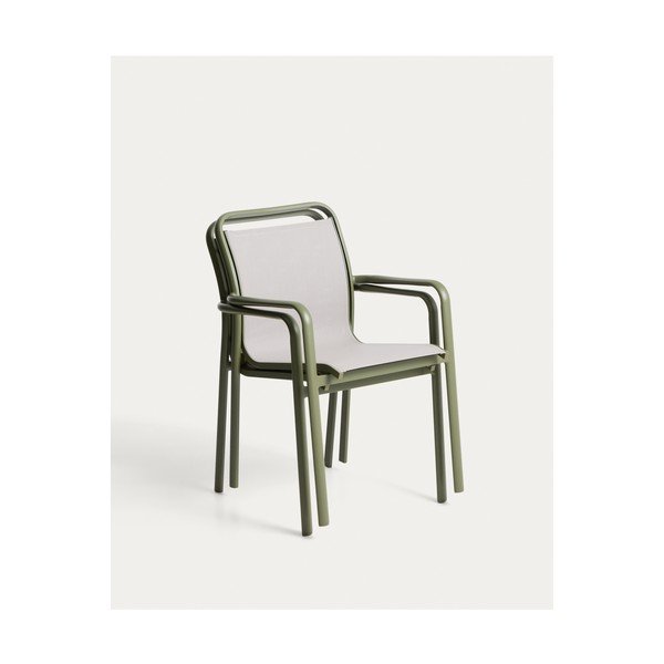 Zielone krzesło ogrodowe Luri – Kave Home-image-3