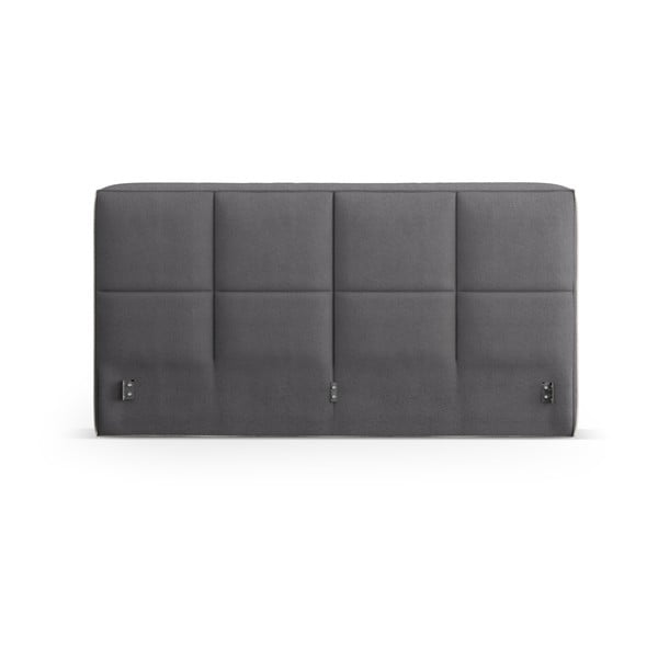 Ciemnoszary tapicerowany zagłówek 229x100 cm Darren – Micadoni -image-2