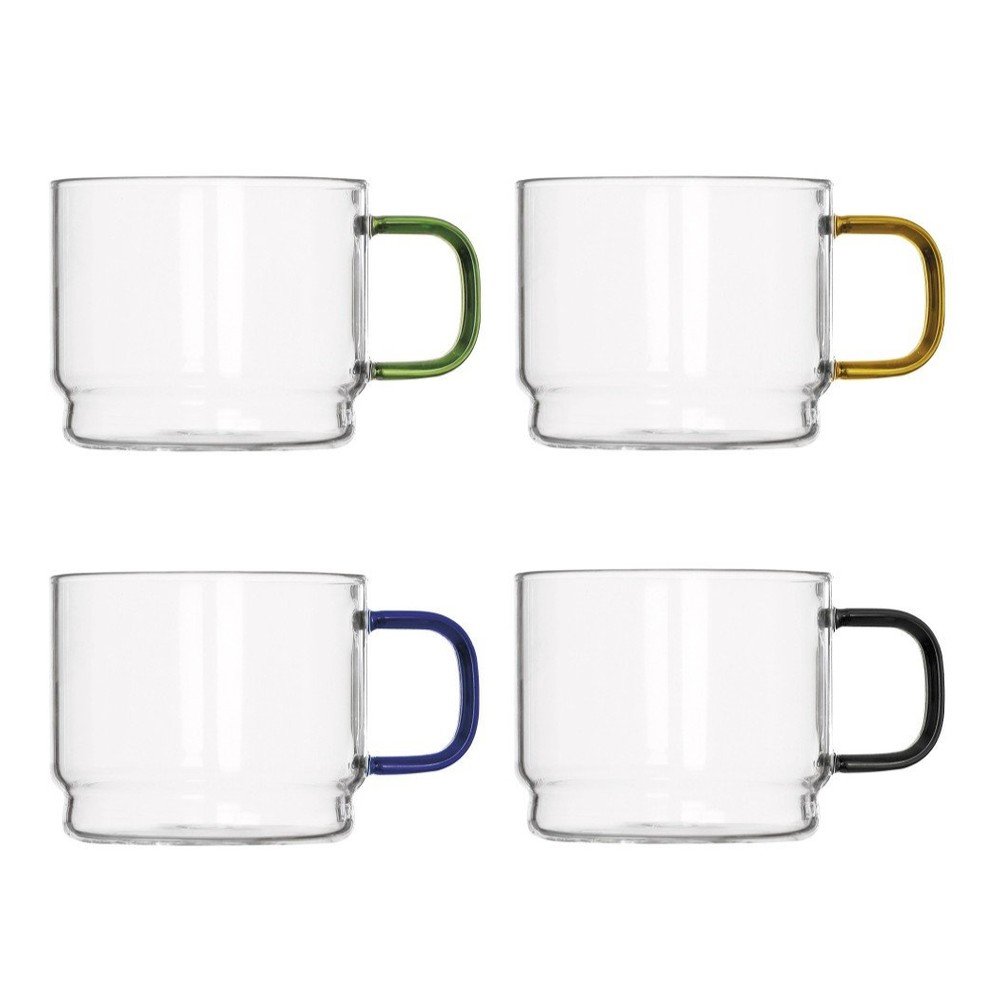 Szklane kubki zestaw 4 szt. 350 ml Bridge – Brandani