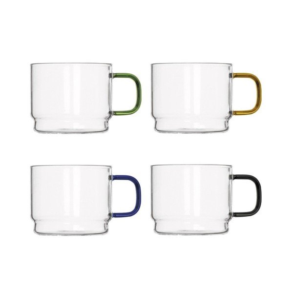 Szklane kubki zestaw 4 szt. 350 ml Bridge – Brandani