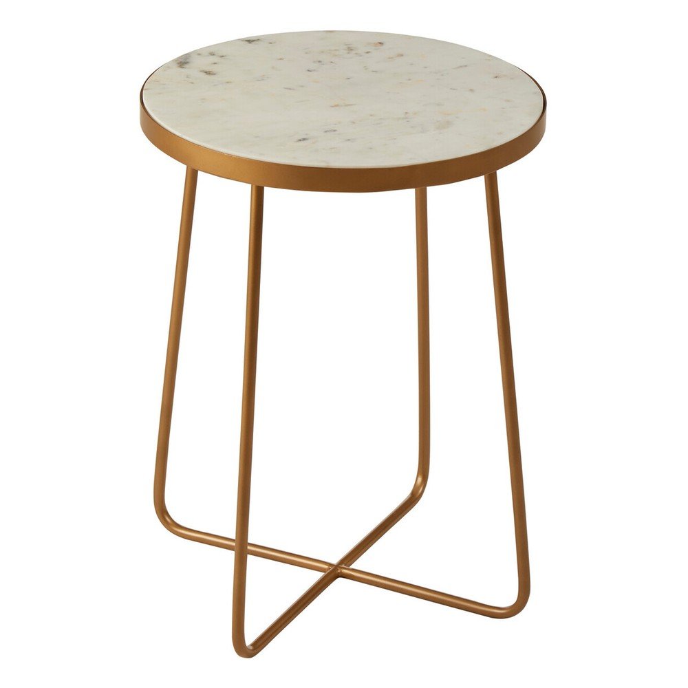 Okrągły stolik z marmurowym blatem ø 36 cm Shalimar – Premier Housewares