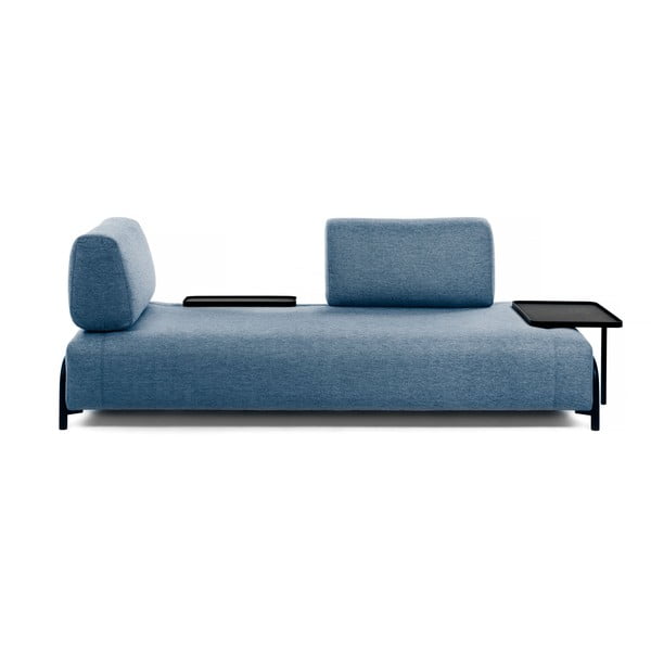 Niebieska sofa ze stolikiem Kave Home Compo-image-3
