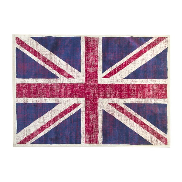 Dywan z motywem angielskiej flagi Cotex, 140x200 cm