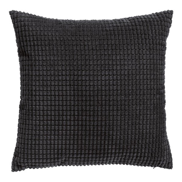 Pikowana poduszka z wypełnieniem 45x45cm, czarna