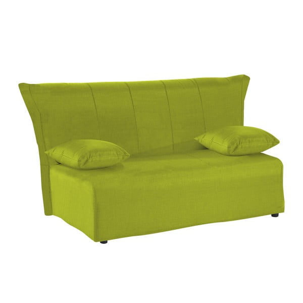 Zielona rozkładana sofa trzyosobowa 13Casa Cedro
