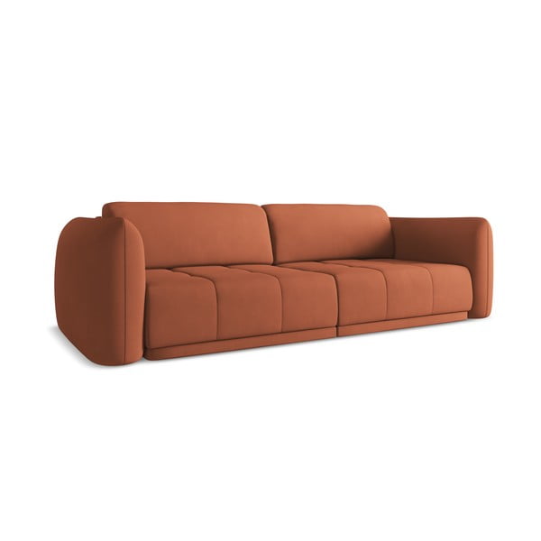 Pomarańczowa sofa 210 cm Hoku – Makamii-image-2