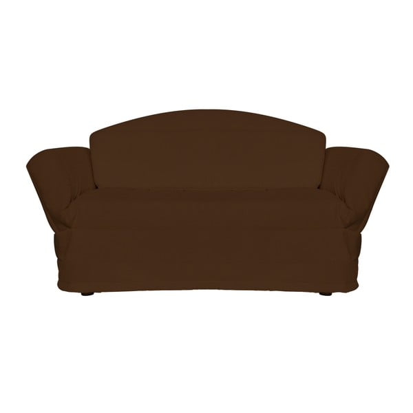 Ciemnobrązowa rozkładana sofa trzyosobowa 13Casa Versus