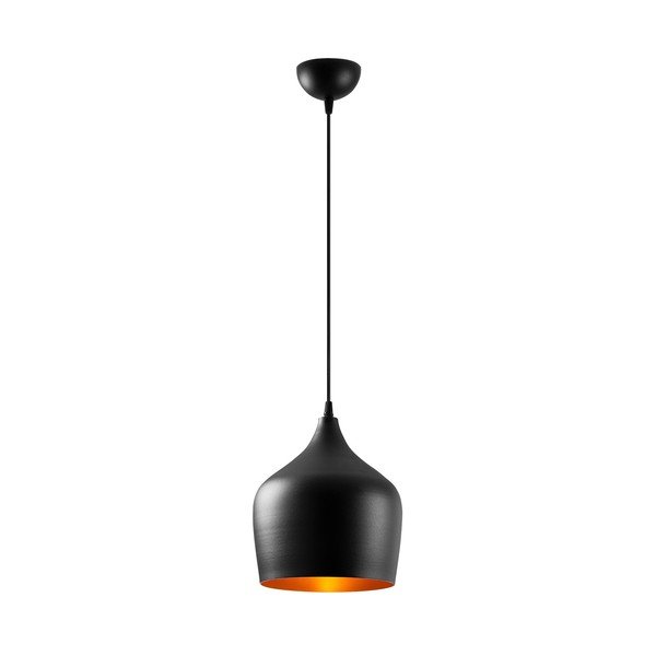 Czarna lampa wisząca z metalowym kloszem ø 22 cm Dodo – Opviq lights-image-2