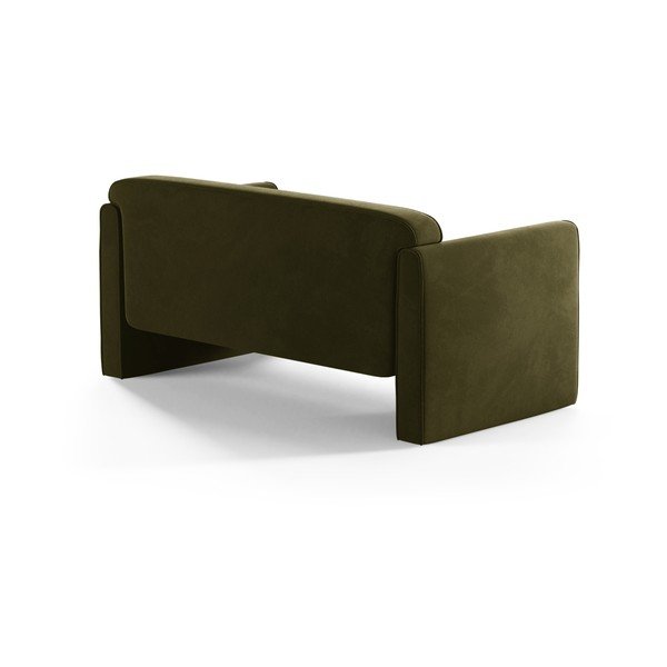 Zielona aksamitna sofa 140 cm Abby – Micadoni -image-2