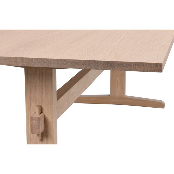 Rozkładany stół z blatem w dekorze dębu 240x95 cm Westville – Rowico-image-3