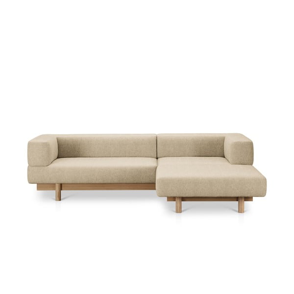 Beżowa wełniana sofa 260 cm Alchemist – EMKO
