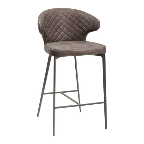 Ciemnoszare krzesło Kare Design Stool Amsterdam Grey