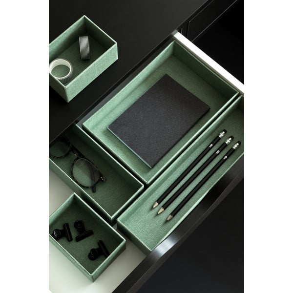 Kartonowe organizery do szuflady zestaw 5 szt. Emma Paper Laminate – Bigso-image-1