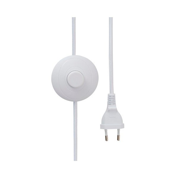 Biała tekstylna lampa stojąca (wysokość 123 cm) Mila – Ellos Home-image-4