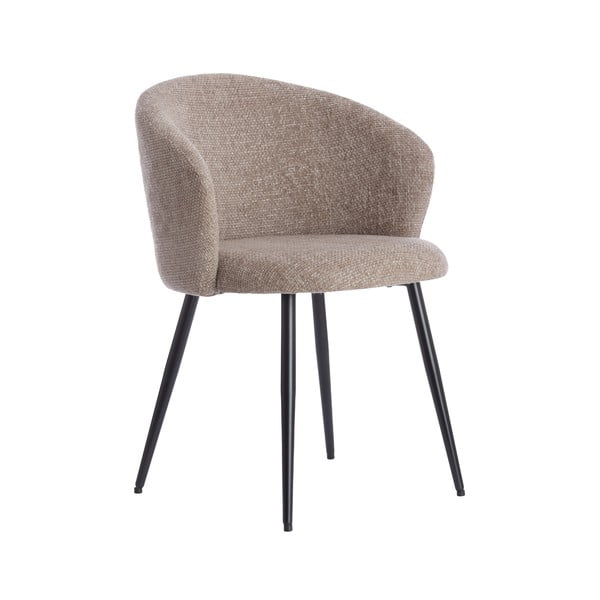 Beżowe metalowe fotele jadalniane zestaw 2 szt. Radaja – Light & Living