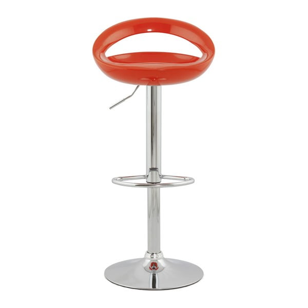 Pomarańczowy regulowany stołek barowy Kokoon Design Venus