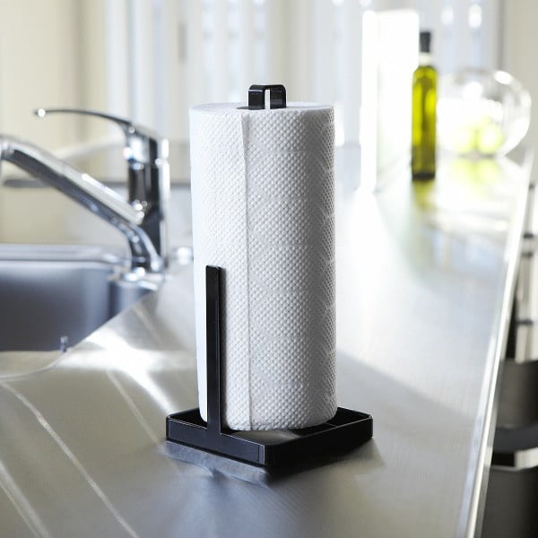 Czarny stojak na ręczniki papierowe YAMAZAKI Tower-image-1