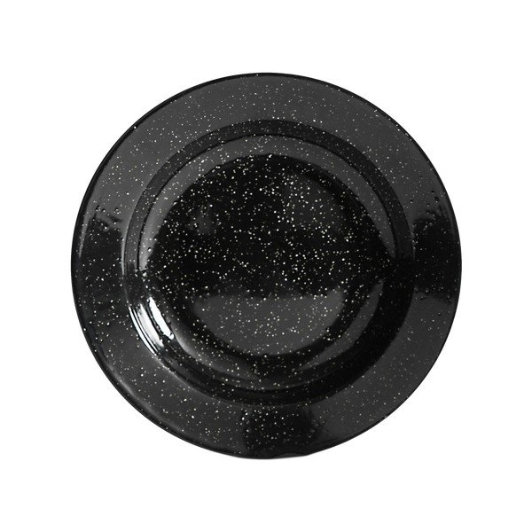 Czarny emaliowany talerz deserowy ø 20 cm Doris – Sagaform